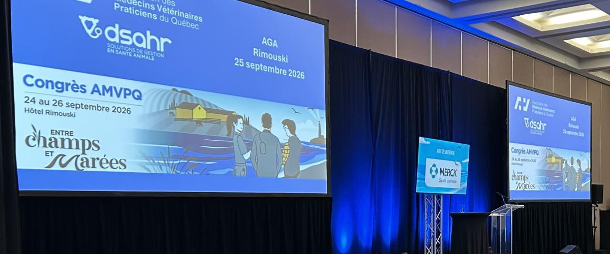 Salle de l’assemblée générale annuelle de l’AMVPQ à l’Hôtel Rimouski, le 25 septembre 2026